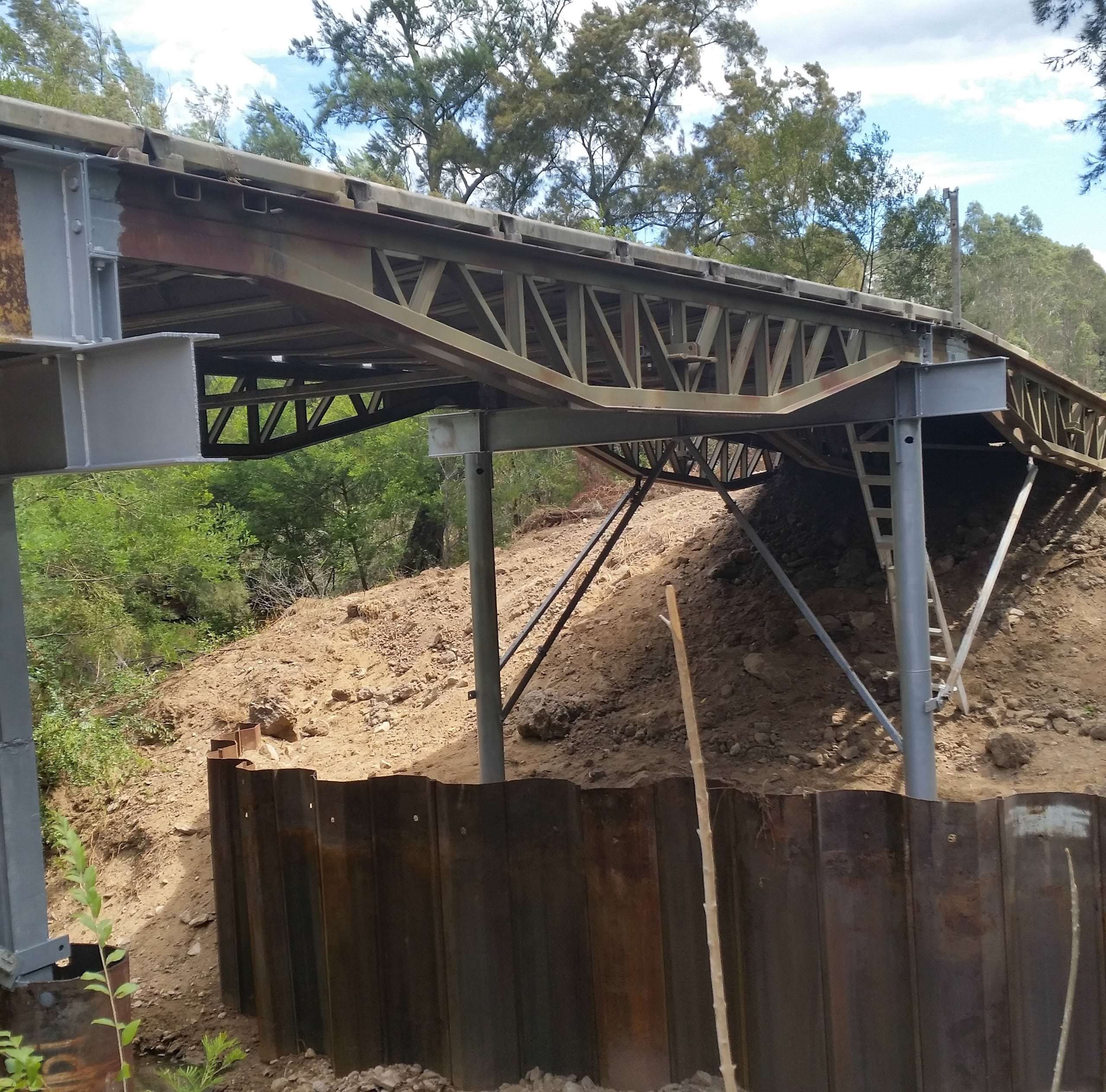 MLC Fabrication Bridge Restoration Congewai  Hunter Valley Structural SteelFabrication